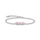 Thomas Sabo Ezüst karkötő hosszúkás rózsaszín kővel A2018-051-9-L19V