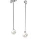 Swarovski Gyöngy függő állítható ezüst színű fülbevaló kristállyal 5563290