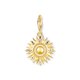 Thomas Sabo 18K arannyal bevont ezüst nap charm 1935-488-7