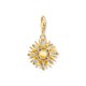 Thomas Sabo 18K arannyal bevont ezüst nap charm 1935-488-7