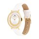 Tommy Hilfiger Tea  arany színű fehér bőrszíjas női óra 1782605