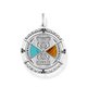 Thomas Sabo Ezüst szerencse medál tigrisszemmel és türkizzel PE951-364-7