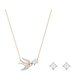 Swarovski Travel rozé színű repülő fecske nyaklánc szett 5526491