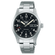 Seiko 5 Sports 'In The Metal' Midfield Sports fekete számlapos férfi óra SRPJ81K1