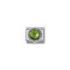 Nomination Zöld kő ezüst foglalatban charm 330601-004