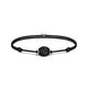 Thomas Sabo Állítható fekete textil karkötő matt obszidián szkarabeusz gyönggyel A2109-172-11-L22V