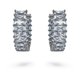 Swarovski Matrix karika fülbevaló szürke kristállyal 5658650