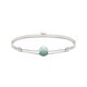 Thomas Sabo Állítható fehér textil karkötő zöld aventurin gyönggyel A2118-589-6-L22V