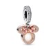 Pandora ékszer Disney Minnie egér sziluett dupla függő charm 782615C01