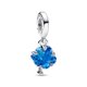 Pandora ékszer Kék muránói üveg virág Unicef charm 792614C01