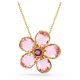 Swarovski Florere arany színű nyaklánc rózsaszín virág kristállyal 5657875