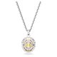 Swarovski Chroma ezüst színű nyaklánc nyolcszög kristály medállal  5648447
