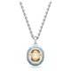 Swarovski Chroma ezüst színű nyaklánc nyolcszög kristály medállal  5648447