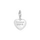 Thomas Sabo Best Mom rózsaszín tűzzománc ezüst charm 2021-007-9