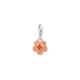 Thomas Sabo Narancssárga virág ezüst charm 2029-041-8