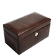 Stackers Windsor 3 darabos barna bőr óratartó  71212