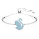 Swarovski Iconic kék hattyús ezüst színű karkötő 5660595