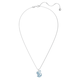 Swarovski Iconic kék hattyús ezüst színű nyaklánc 5660594