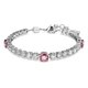 Swarovski Matrix tensiz karkötő rózsaszín és áttetsző kristállyal 5666421