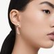 Swarovski Nice rozé toll függő fülbevaló gyönggyel 5663487