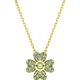 Swarovski Idyllia arany színű függő lóhere nyaklánc 5671144