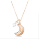 Swarovski Luna kék hold rozé nyaklánc 5673613