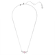 Swarovski Mesmera ezüst színű nyaklánc rózsaszín kristállyal 5673560