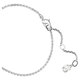 Swarovski Mesmera ezüst színű karkötő kék kristállyal 5668359