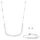 Swarovski Mesmera ezüst színű ékszer szett karkötővel 5665877