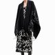 Desigual Loco Paris fekete poncsó 23WAIA14