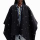 Desigual Belted padded fekete poncsó 23WAIA26