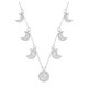 Swarovski Luna choker nyaklánc hold elemekkel fehér kristállyal 5666178
