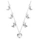 Swarovski Luna choker nyaklánc hold elemekkel fehér kristállyal 5666178
