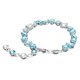 Swarovski Gema karkötő kék vegyes metszésű kristállyal 5666018