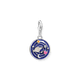 Thomas Sabo Ezüst galaxis charm kék tűzzománccal 2042-691-7