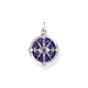 Thomas Sabo Ezüst kozmikus talizmán medál lila tűzzománccal  PE956-473-13