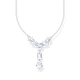 Thomas Sabo Ezüst Y nyaklánc fehér cirkónia kövekkel KE2195-051-14-L45V