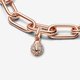 Pandora ékszer ME rozé katicabogár mini függő charm 783043C01