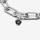 Pandora ékszer ME fekete chakra szív ezüst mini függő charm 793042C01