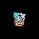Pandora ékszer Disney Minnie és Mickey egér Halloween tökben ezüst charm 782816C01