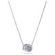 Swarovski Constella ezüst színű nyaklánc kék kristállyal 5671809
