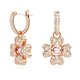 Swarovski Idyllia lóhere alakú rozé színű függő fülbevaló 5674212