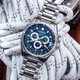Roamer Rockshell Mark III kék számlapos kronográf férfi óra 220837414520
