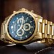 Roamer Rockshell Mark III arany színű kronográf férfi óra 220837485520