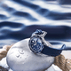 Roamer Rockshell Mark III Scuba kék férfi búváróra kék kaucsuk szíjjal 867833414502