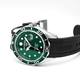 Roamer Rockshell Mark III Scuba zöld férfi búváróra fekete kaucsuk szíjjal 867833417502