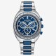 Roamer Power Chrono ezüst kék kronográf férfi óra 868837424570