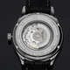 Roamer Optimus ezüst színű automata férfi óra fekete bőr szíjjal 983983418505