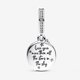 Pandora ékszer Kéttónusú hullócsillag dupla függő charm 782975C01