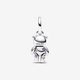 Pandora ékszer Mozgó Teddy mackó függő ezüst charm 792986C01